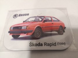 Skoda Rapid-Rot-Magnet